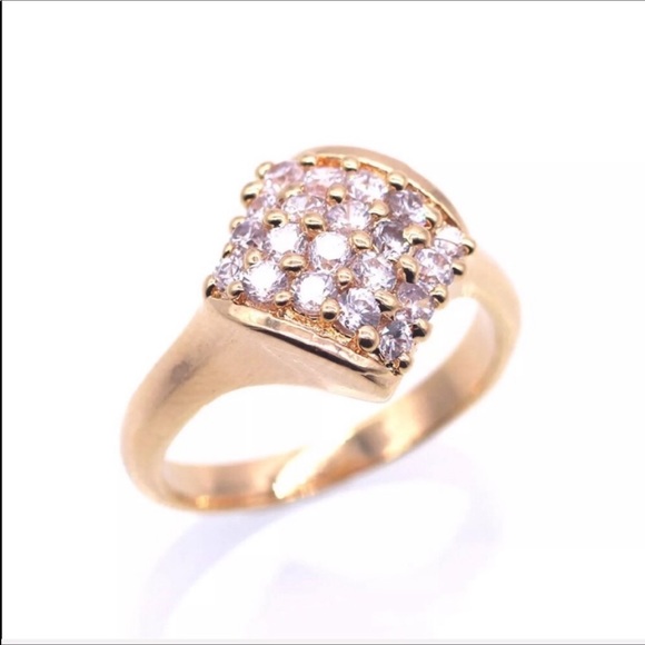 18kt Gold Filled Cz Ring - Picture 2 of 5